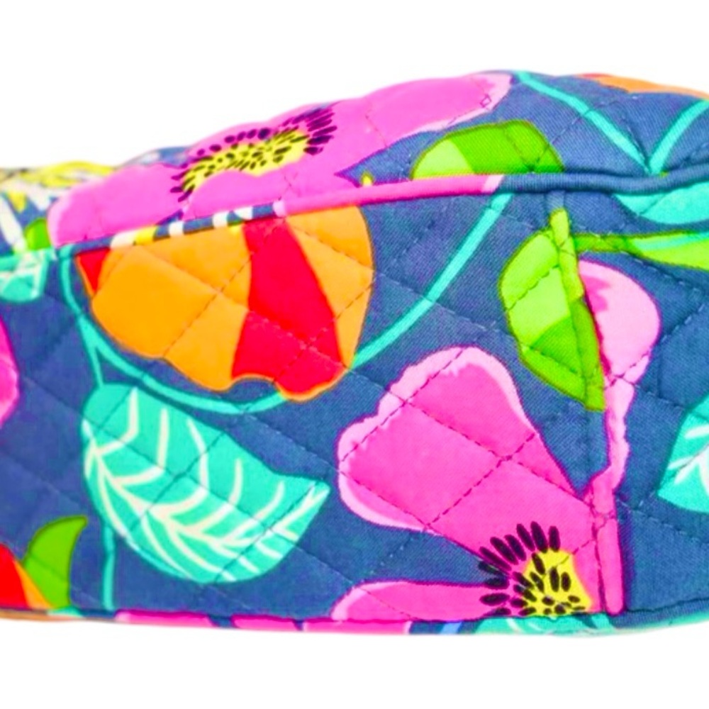 Victoria's Secret Pink and Orange Quilted Cosmetic Bag